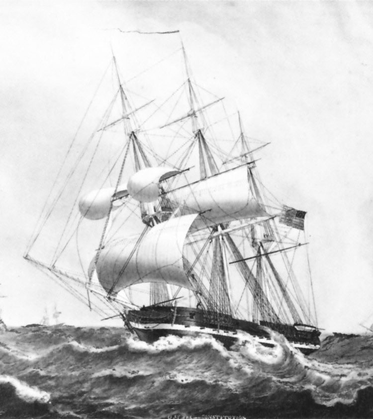 Jacob_Petersen_-_USS_Constitution_-_1845 - Texas National Security Review