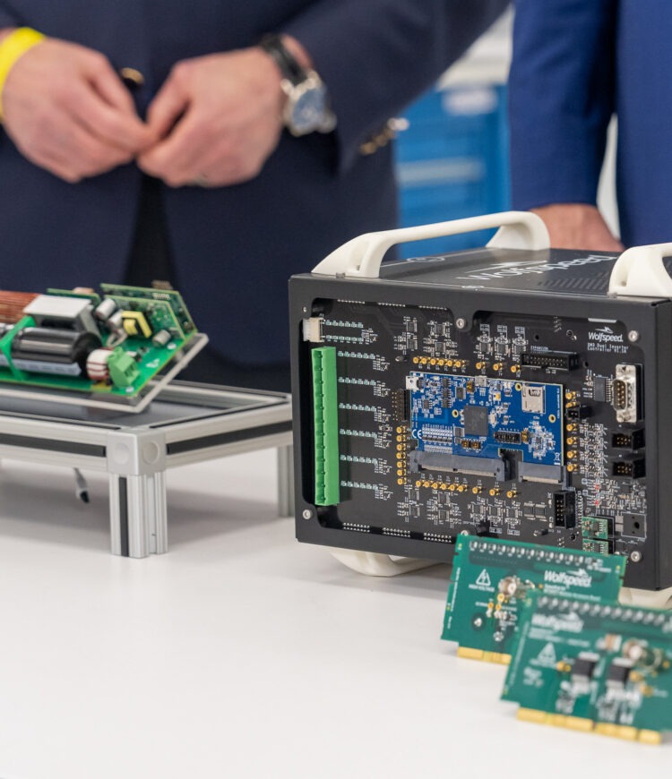 computer chips on a table