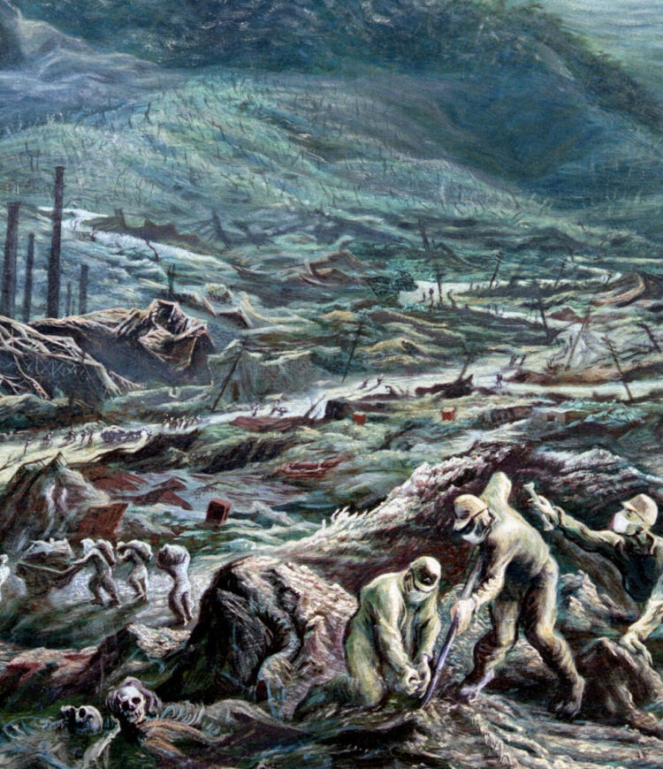 Atomic Landscape of Nagasaki, Japan 1946